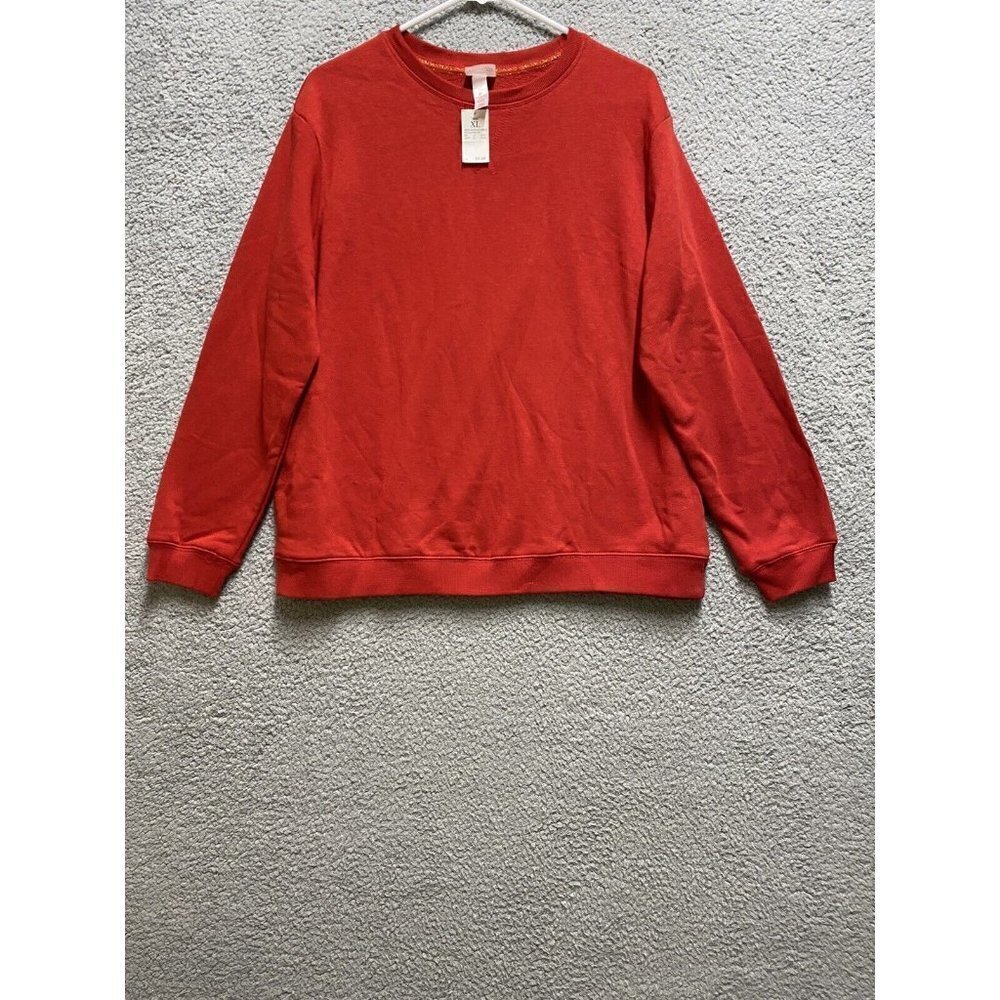 Wondershop Womens Plaid Flannel Pajama Red Top  XL New - Picture 2 of 5